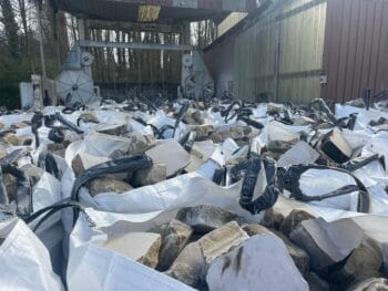 Pavé en Grès Ancien Scié de Réemploi