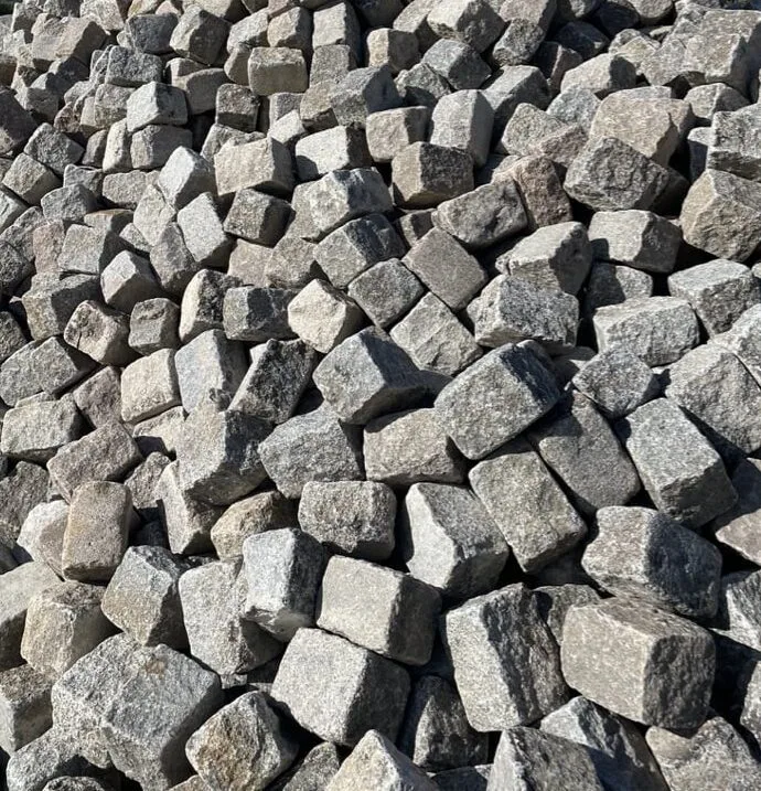 Pavé en Granit Ancien de Réemploi